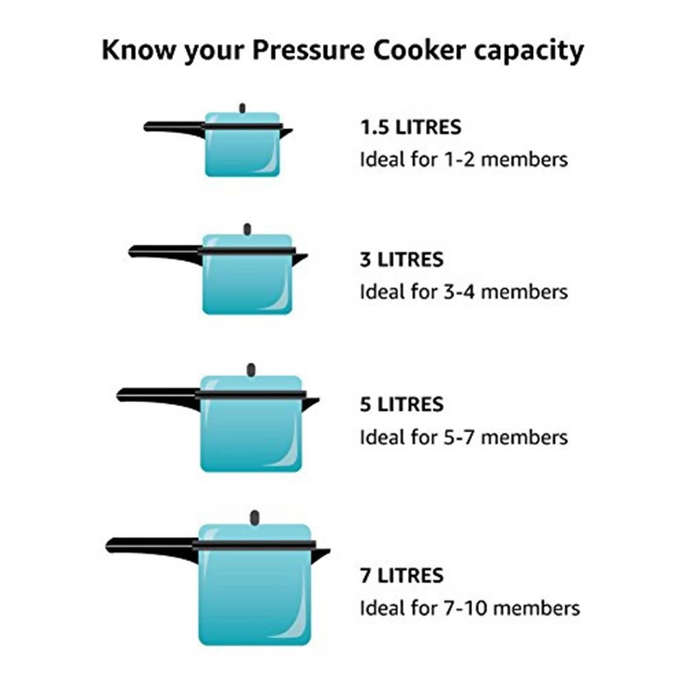 Hawkins Contura Pressure Cooker 3 Litre - Silver (HC30)