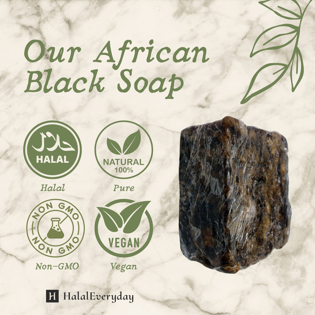 Raw African Black Soap