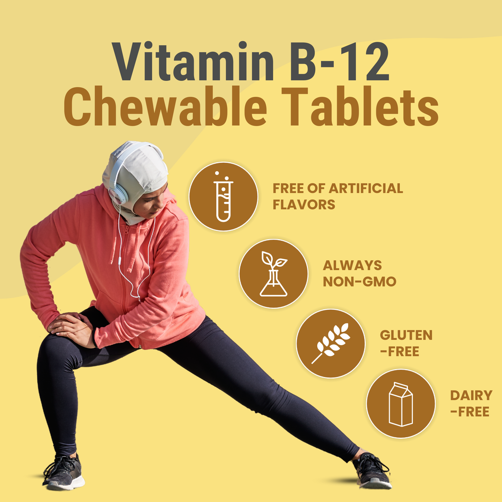 Halal Vitamin B-12 (Methylcobalamin) Tablets