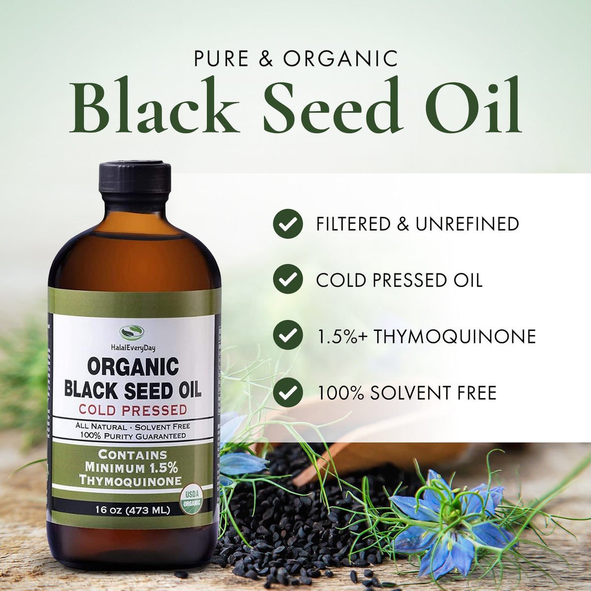 Black Seed Oil - USDA Organic