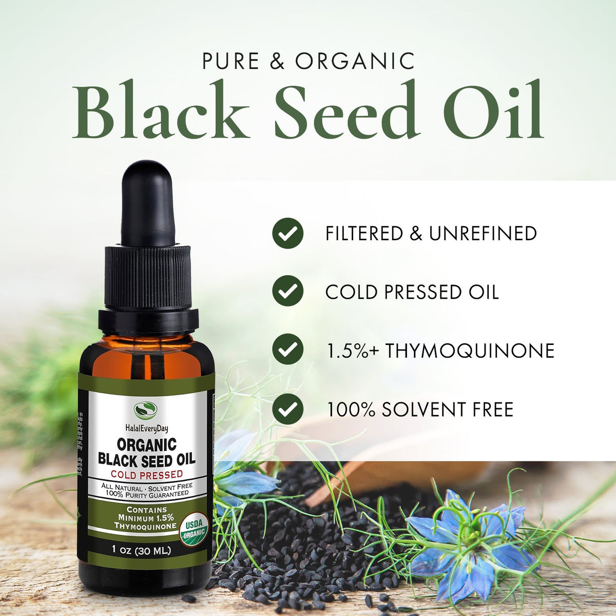 Black Seed Oil - USDA Organic