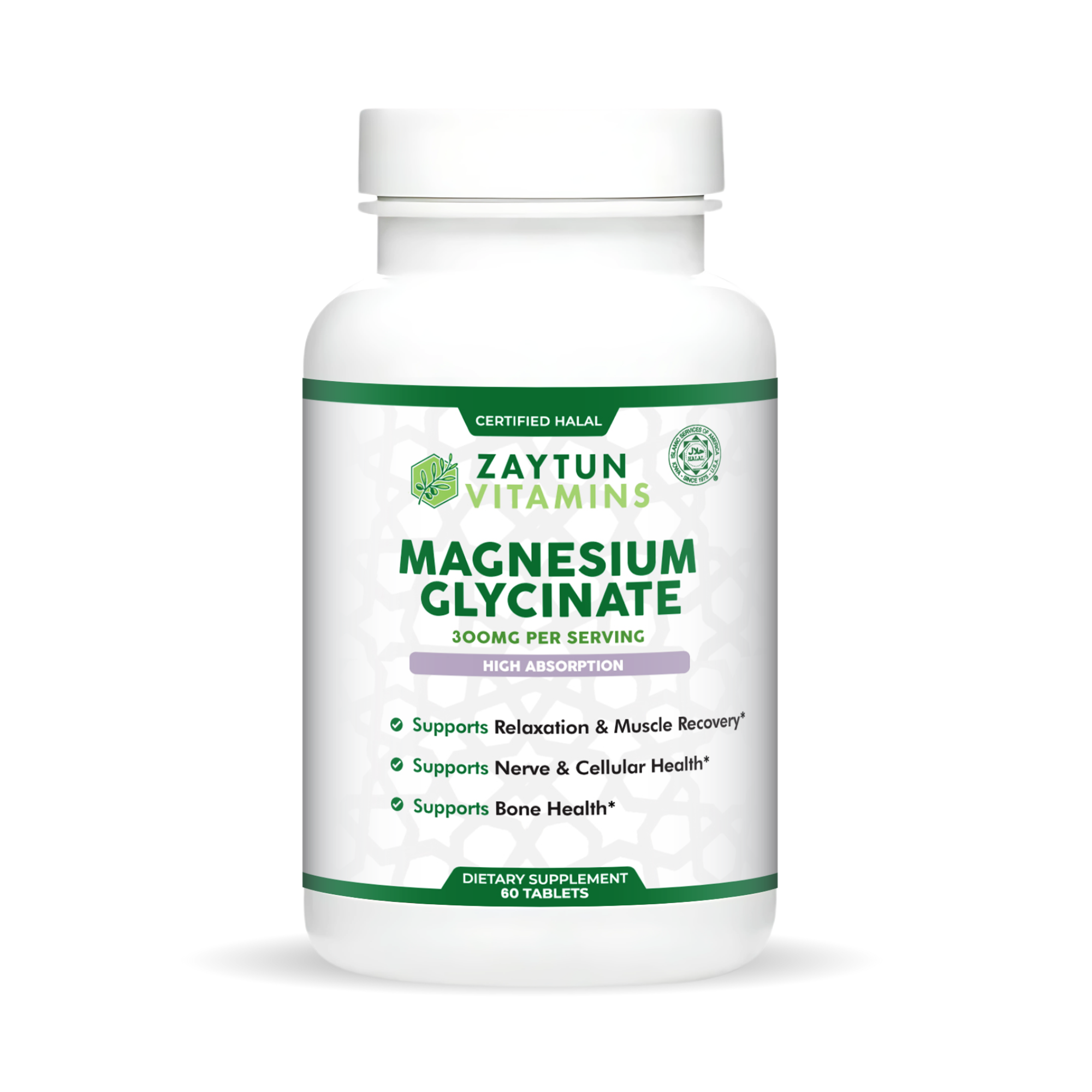 Halal Magnesium Glycinate Tablets