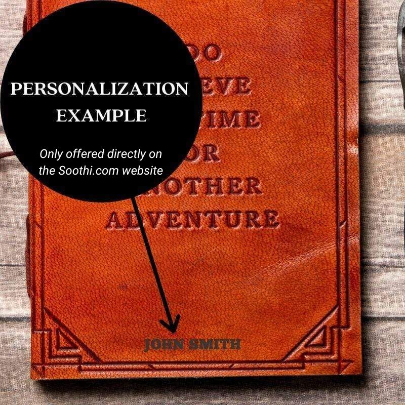 Another Adventure Quote Leather Journal