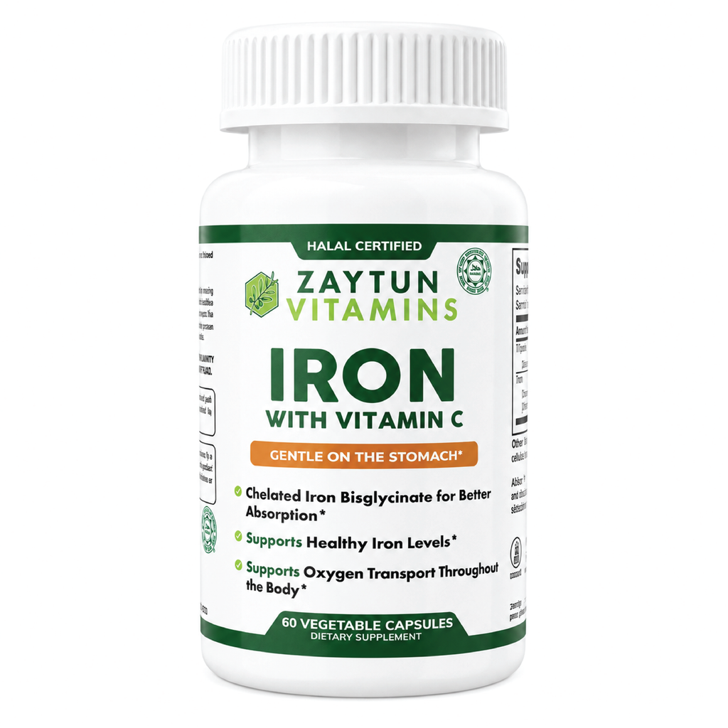 Halal Iron + Vitamin C Capsules