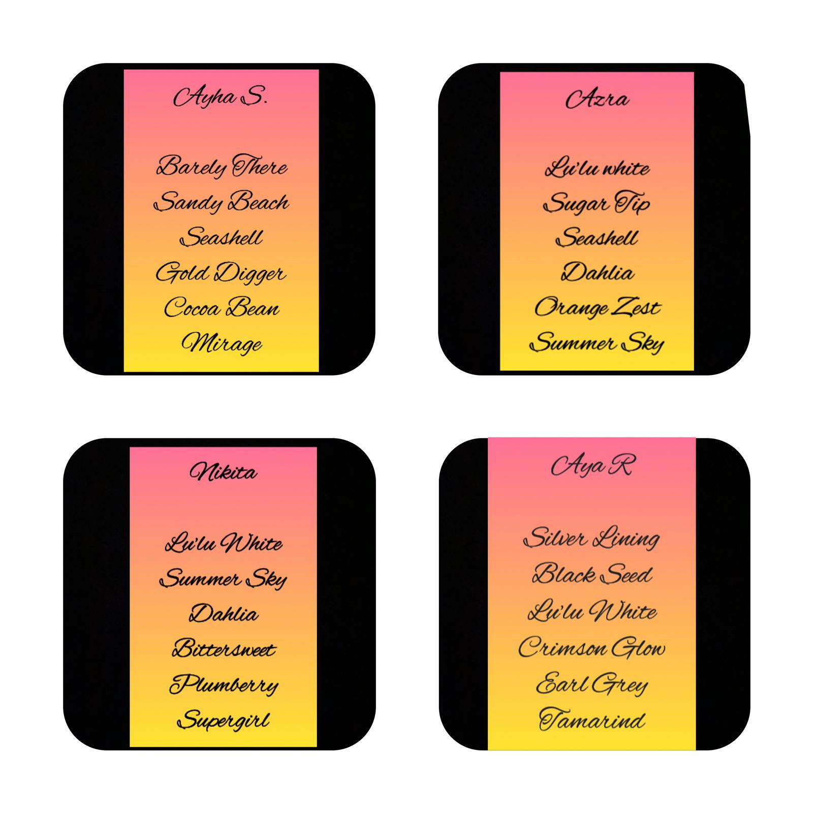 Azra's Spring Color Collection (Staff Picks)