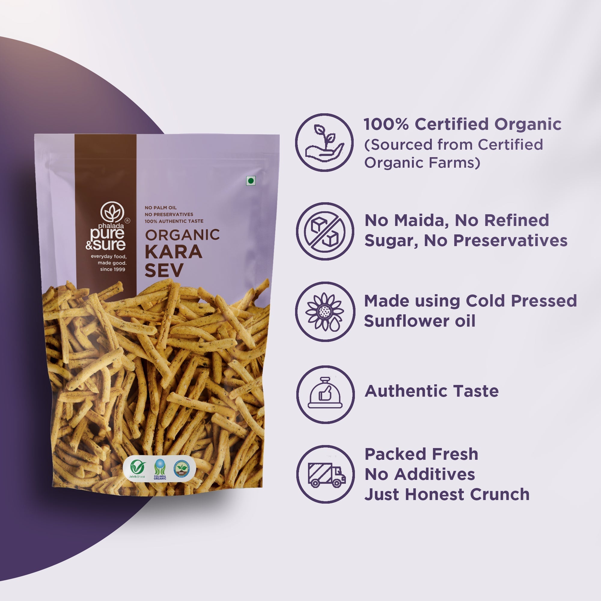 Pure & Sure Organic Kara Sev