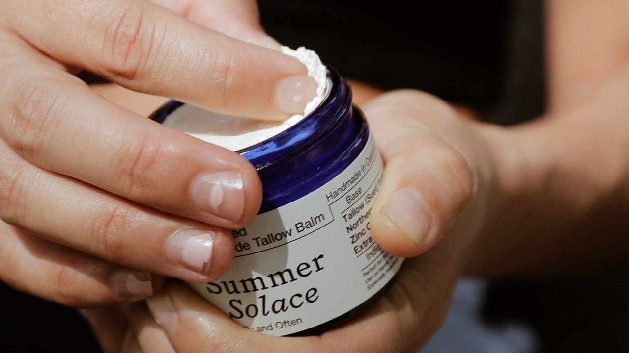 Mineral Zinc Tallow Balm • Pure Unscented • 23% Non-Nano Zinc (USP)