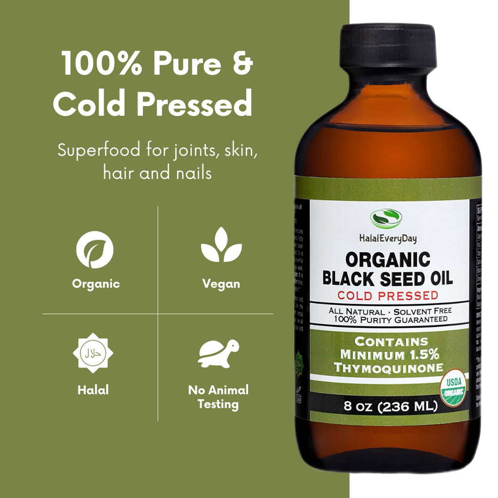 Black Seed Oil 8 oz. (USDA Organic)