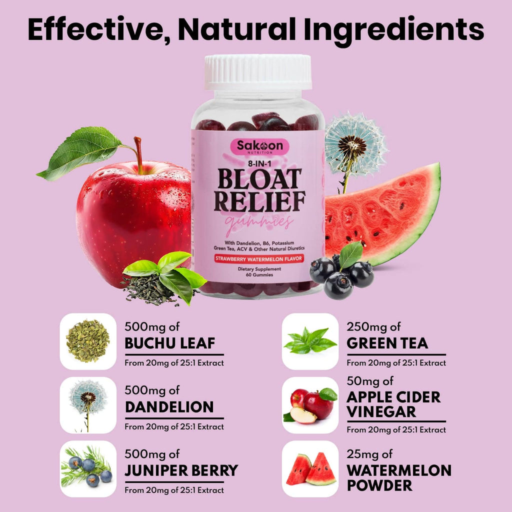 Bloating Relief Gummies | Natural Anti-Bloat & Digestion Support | Sakoon