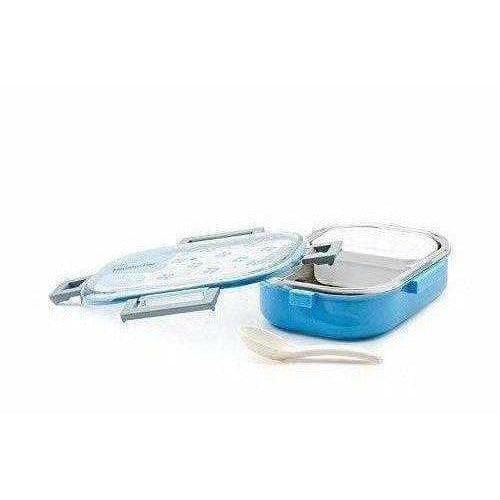 Stainless Steel School Lunch Box with Transparent Lid