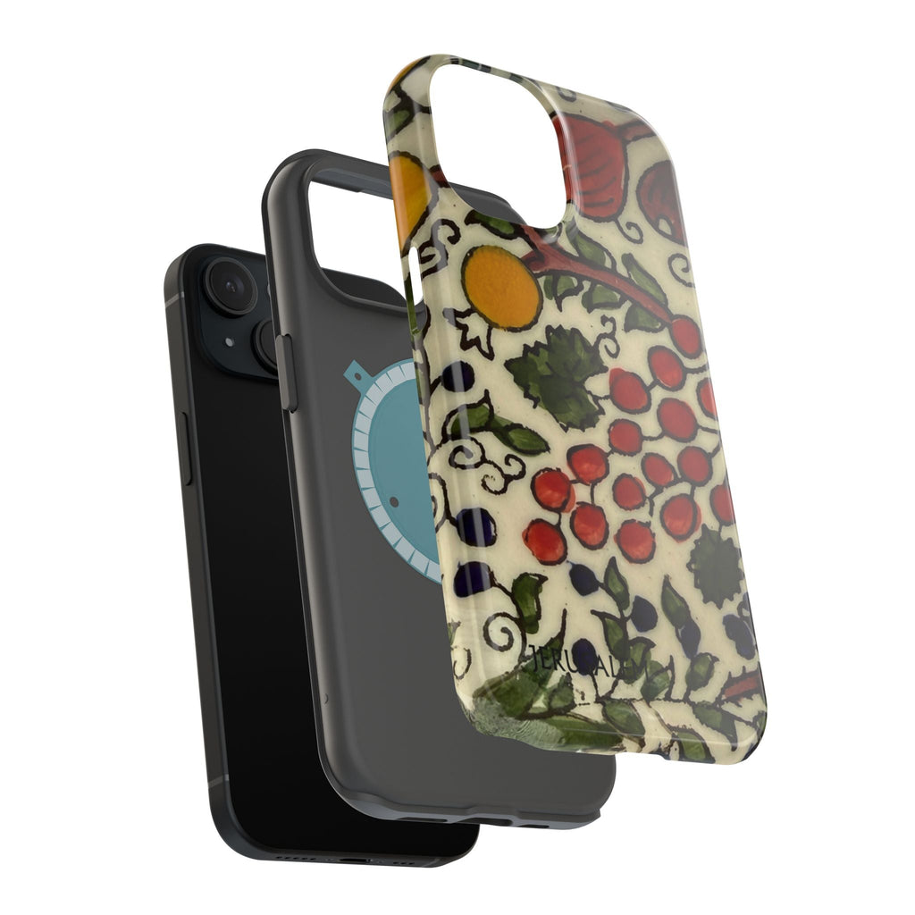 Jerusalem City Fruits Design Iphone Magnetic Tough Case