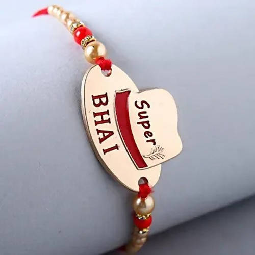 Super Bhai Rakhi & Hello Super Brother Chocolate Sleeve