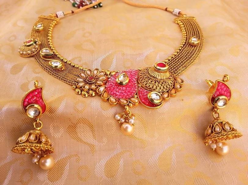 Multicolor Antique Stylish Necklace Set