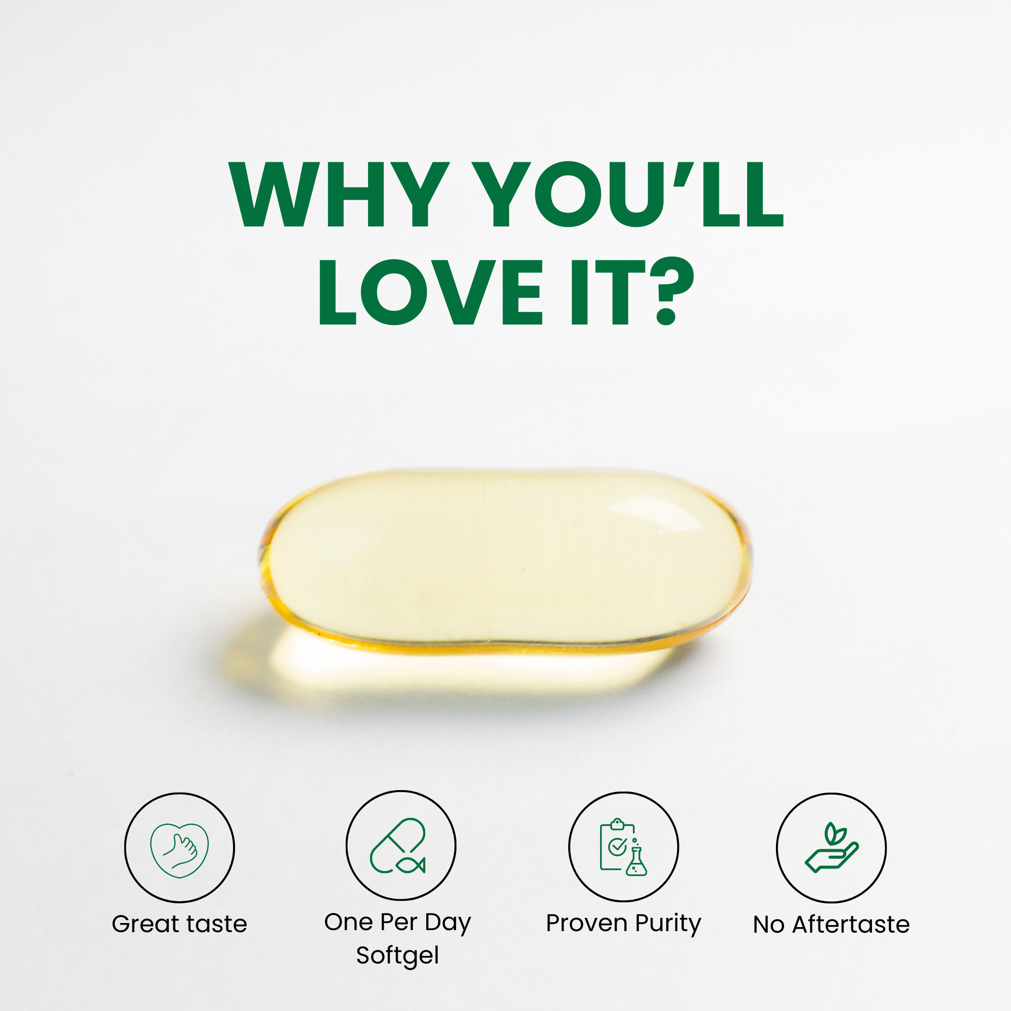 Halal Fish Oil Omega-3 (Halal Gelatin) Softgels (3Pack)