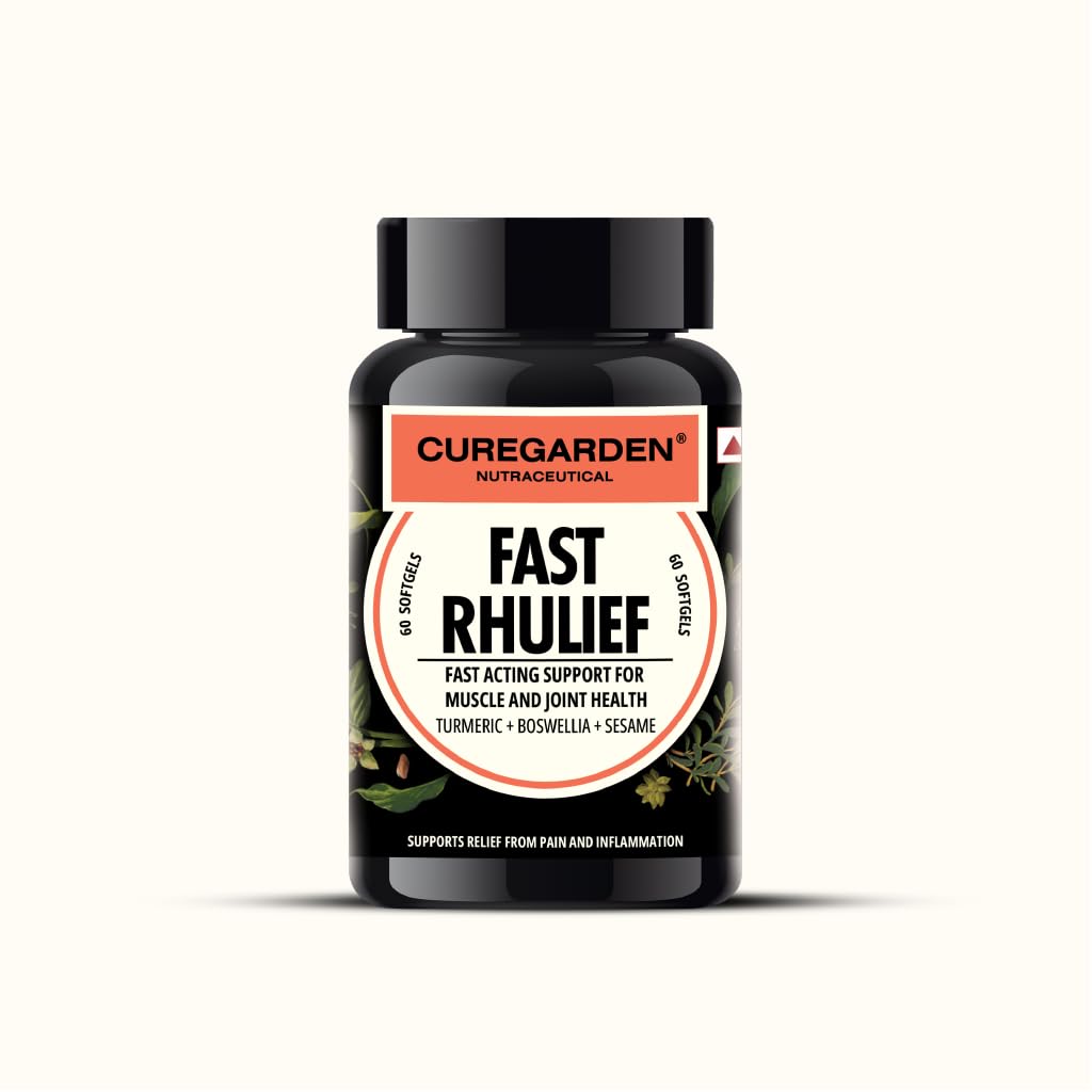 Curegarden Natural Rhulief Softgels