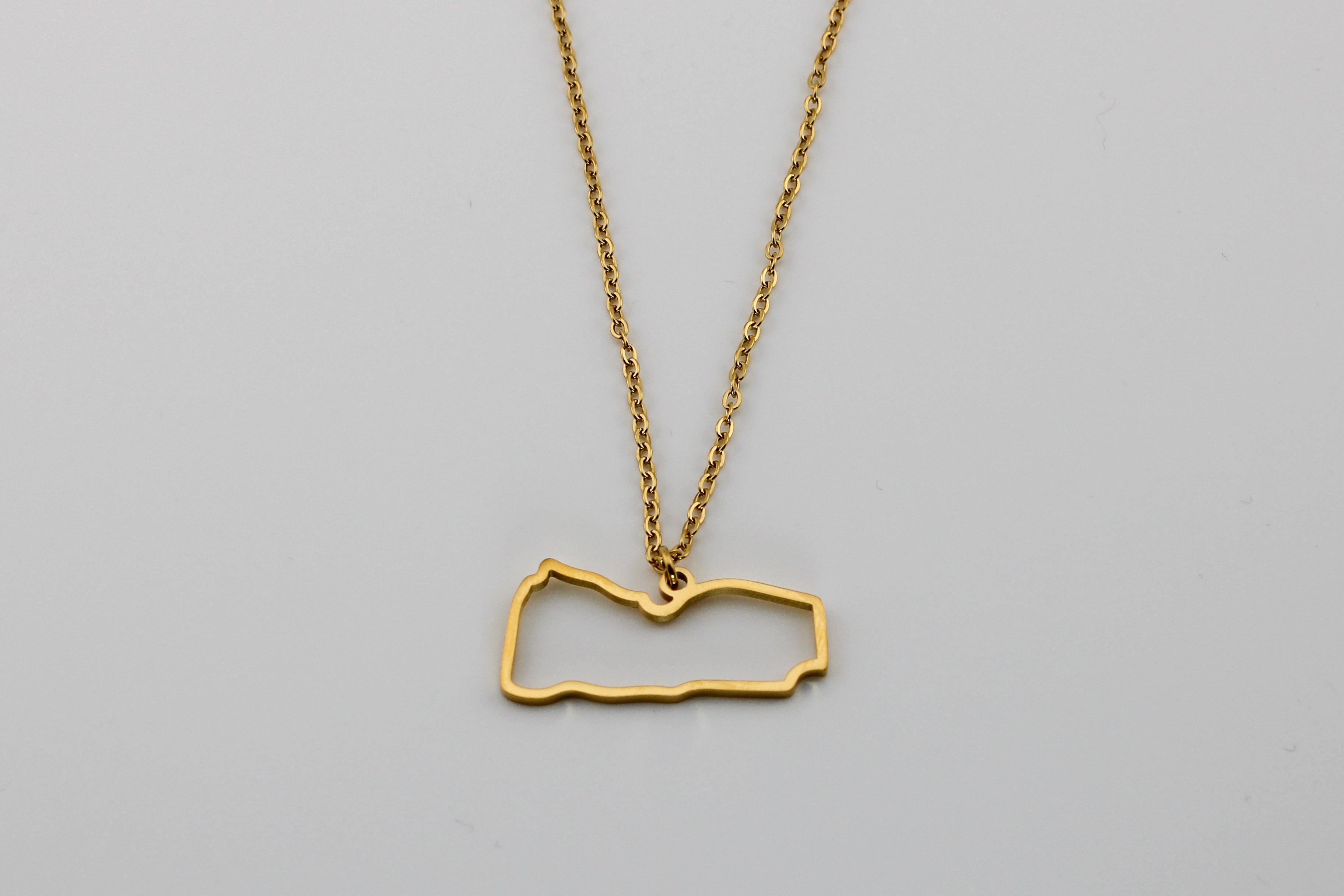 Yemen Map Necklace | Outline