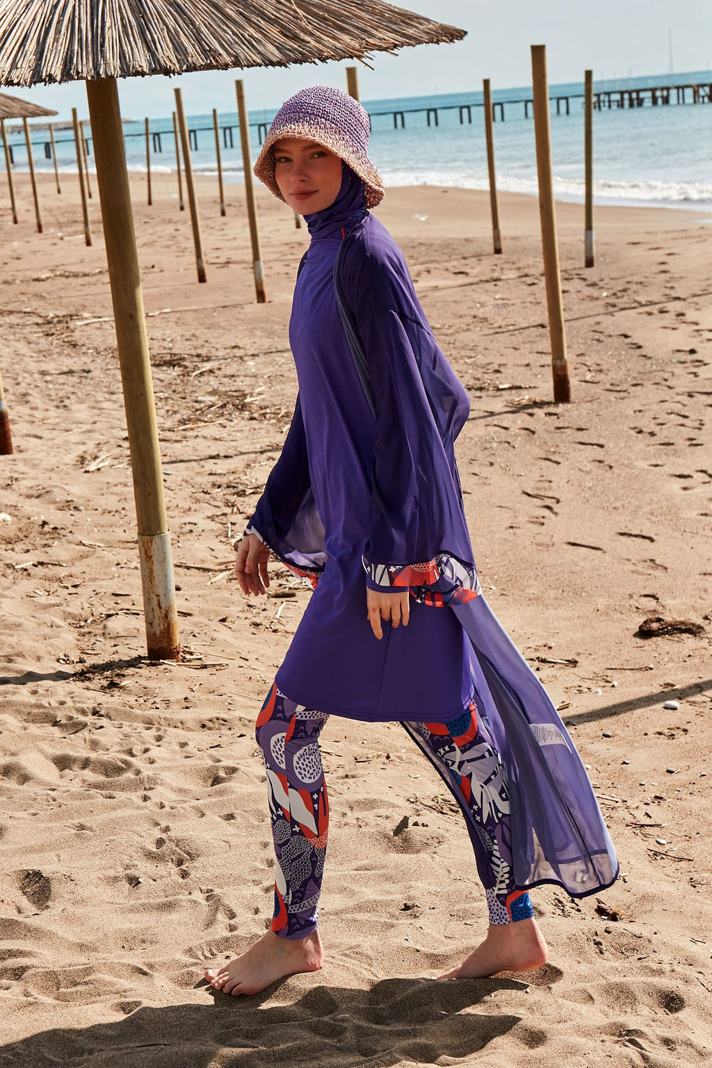Colourful Pareo Kimono P2420