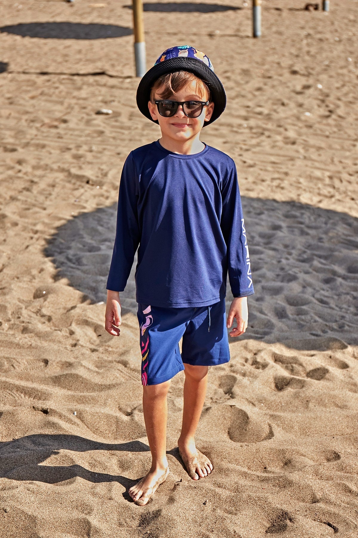 Navy Boys Shorts B2434