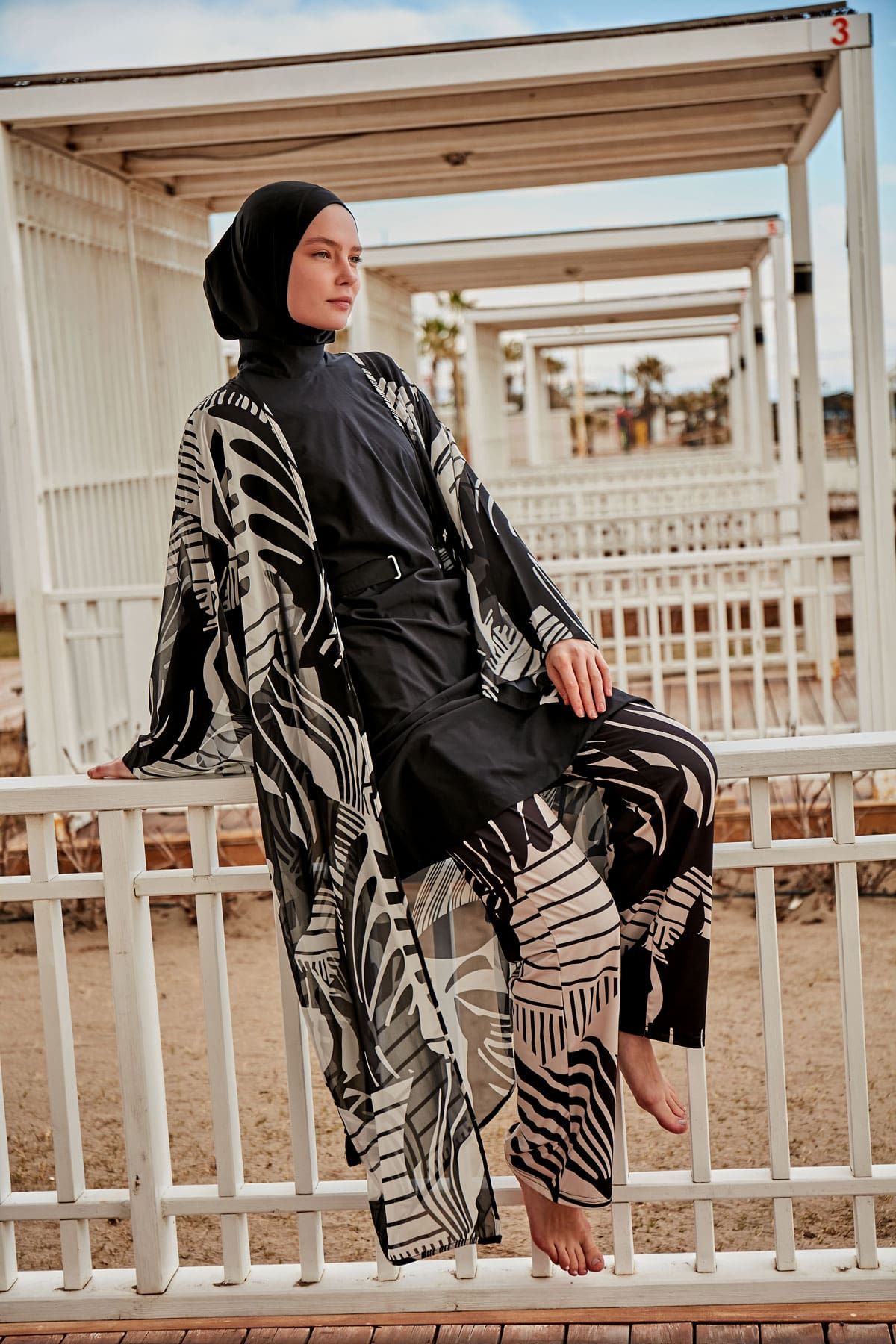 Colourful Pareo Kimono P2401