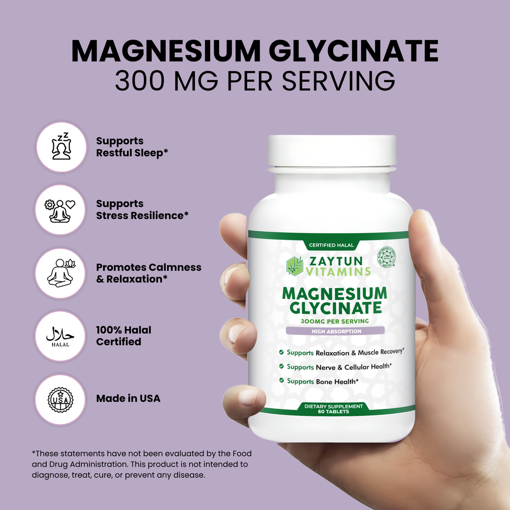 Halal Magnesium Glycinate Tablets