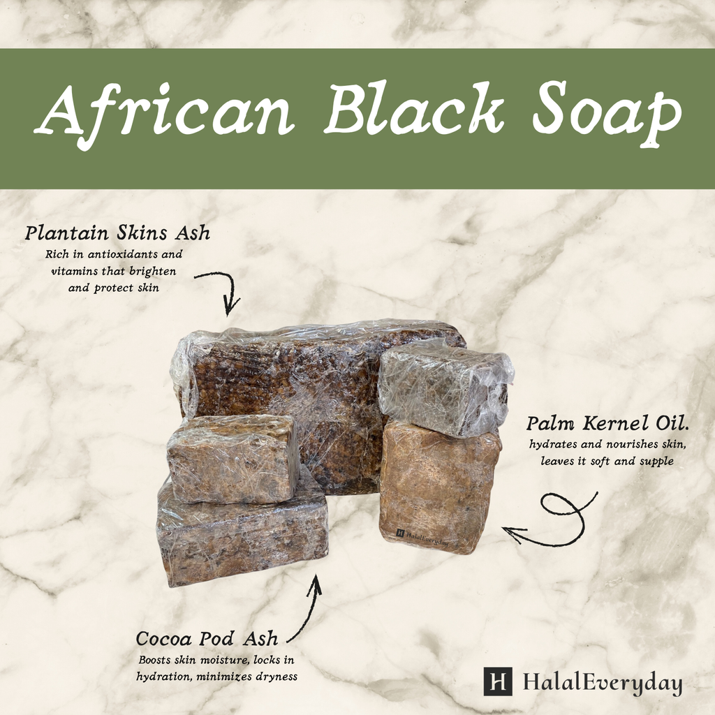 Raw African Black Soap