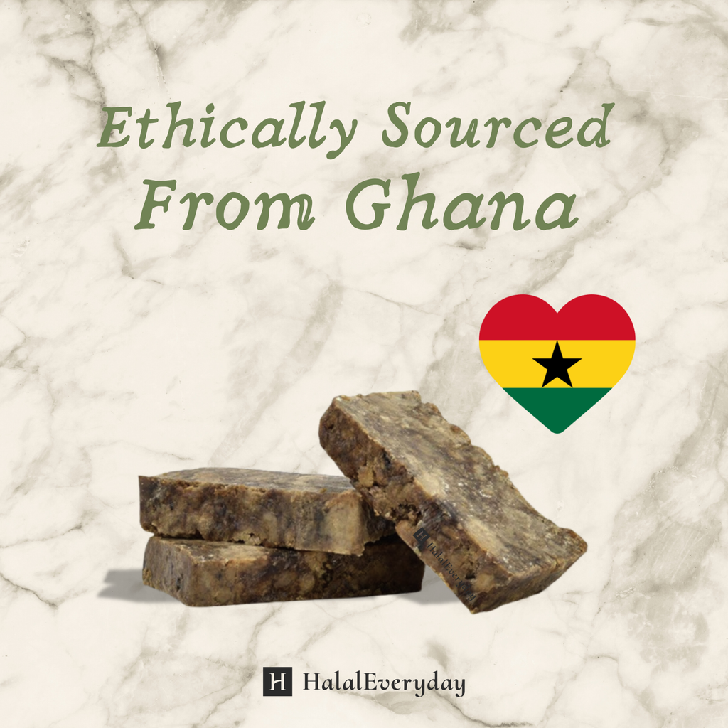 Raw African Black Soap