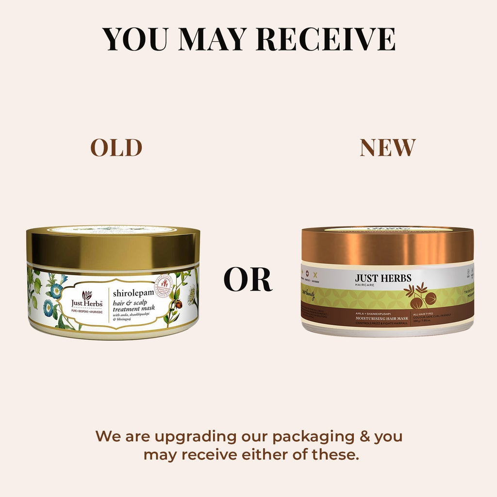 Just Herbs Moisturising Hair Mask with Amla and Shankhpushpi