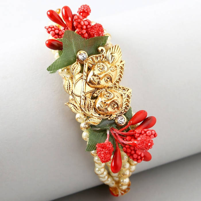 Krishna Charming Rakhi & Cadbury Silk Chocolates