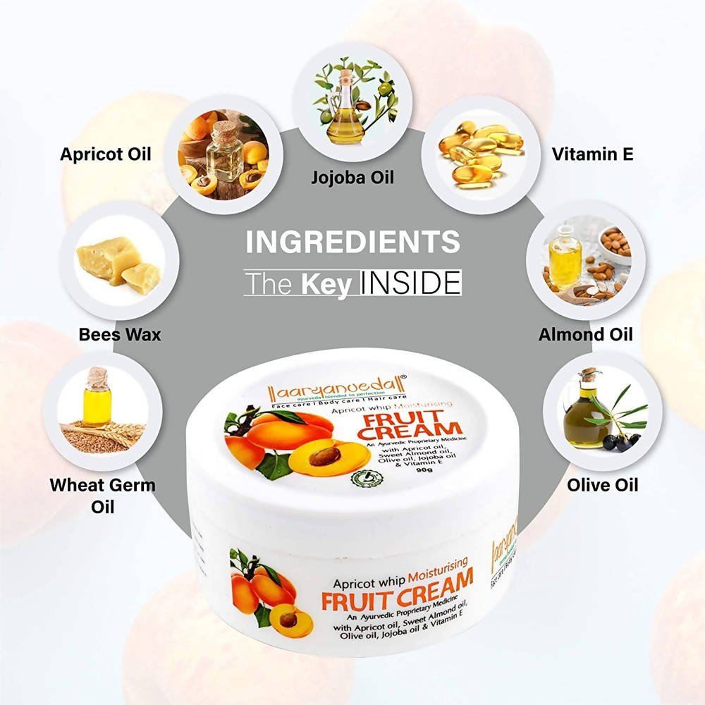Aaryanveda Apricot Whip Fruit Moisturising Cream