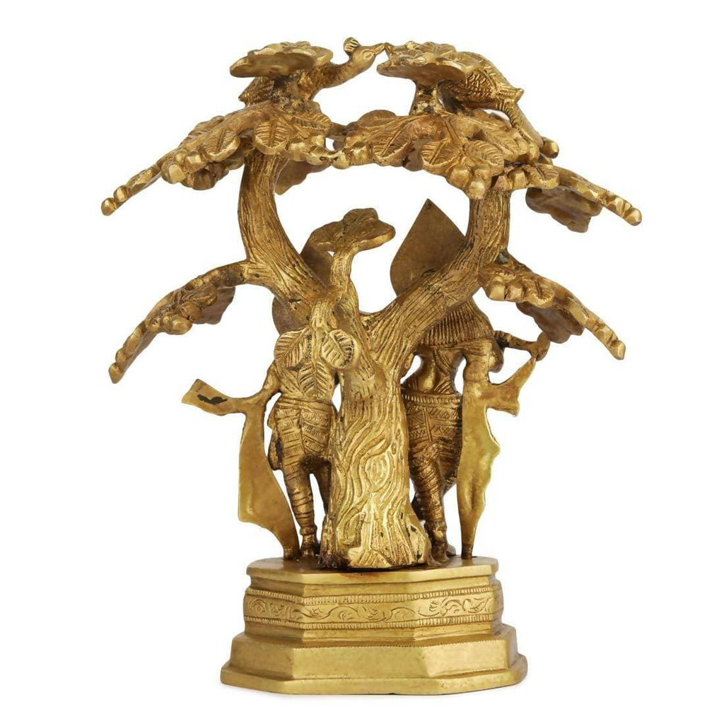 Devlok Radha With Krishna Under Tree Idol