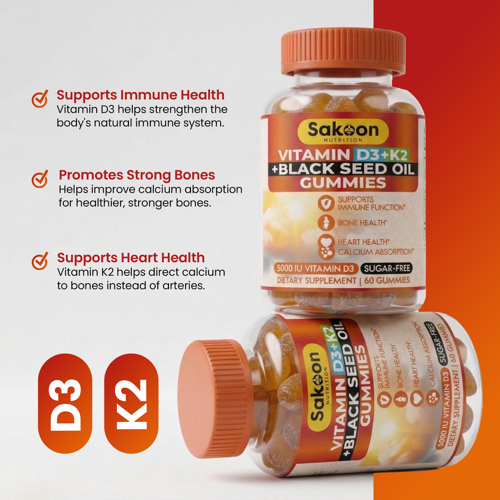 Sugar Free 5000 IU Vitamin D3 Gummies