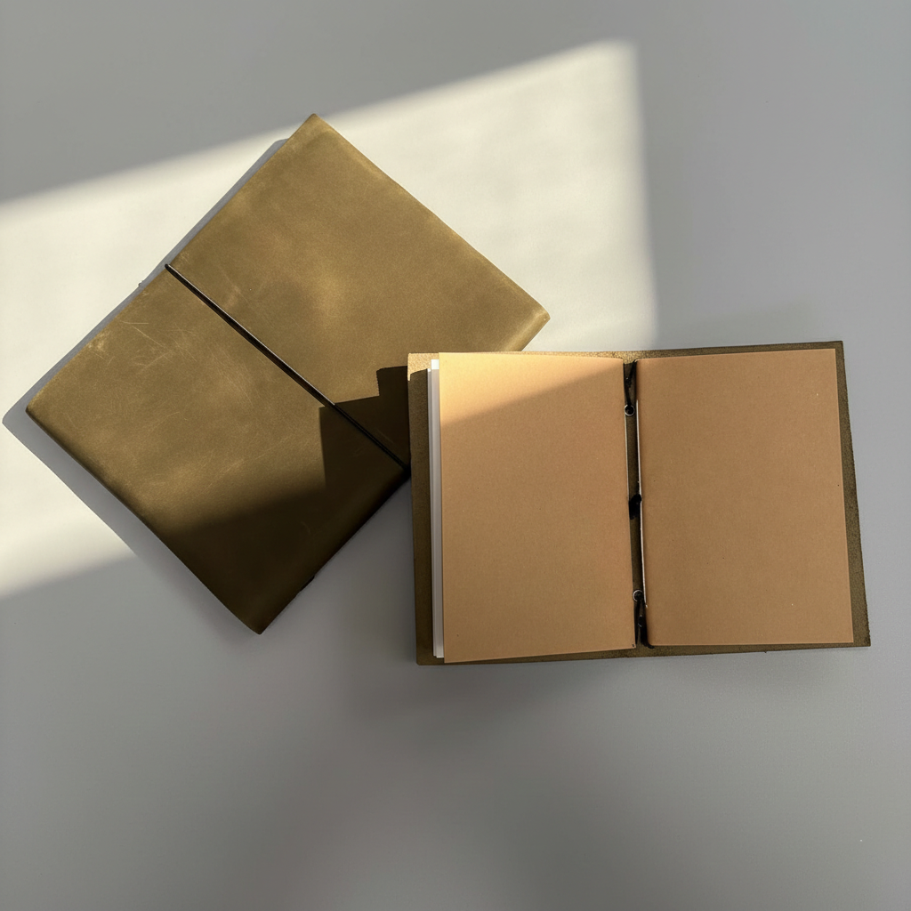 The Artisan Traveler's Leather Folio | Handmade A5 & A4 Writing Folio