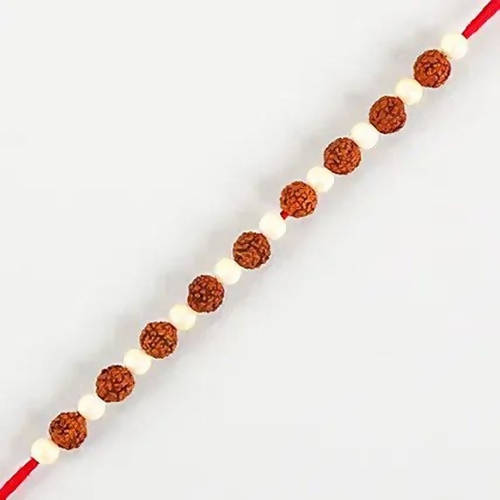 Rudraksha Elite Rakhi & Cadbury Silk Chocolates