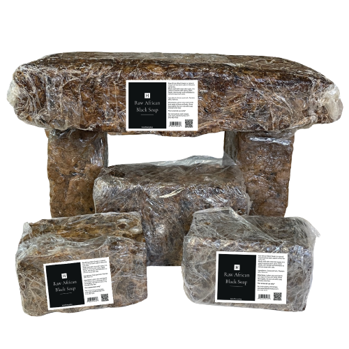 Raw African Black Soap
