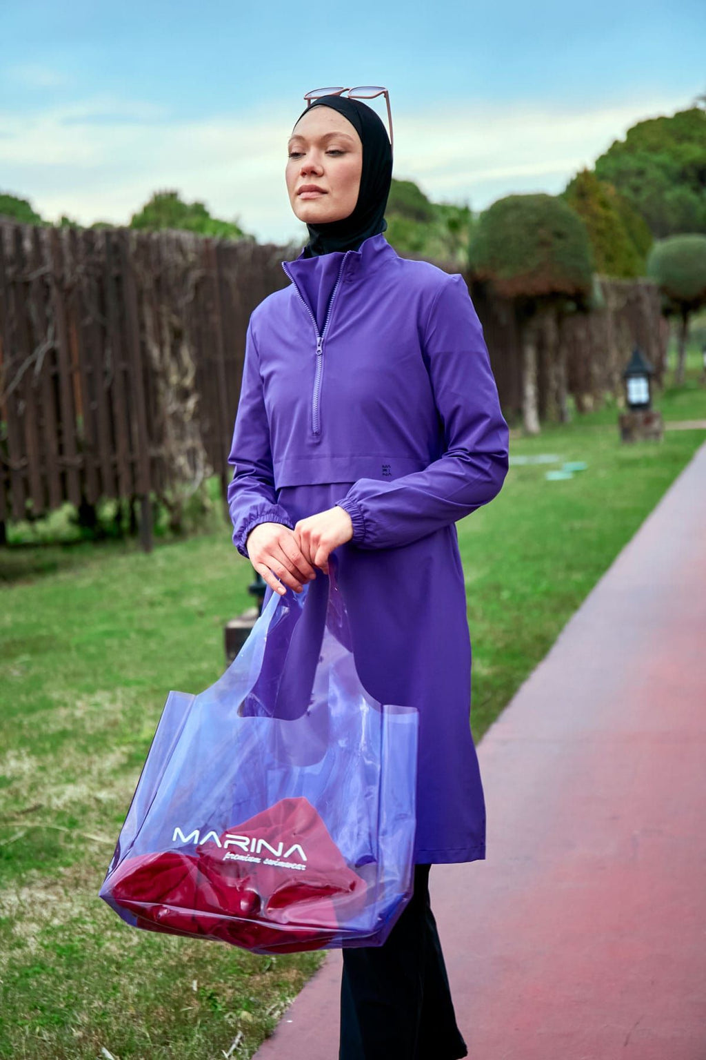 Purple Beach Bag C2403
