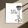 Accomplishing Great Things - Plantable Card