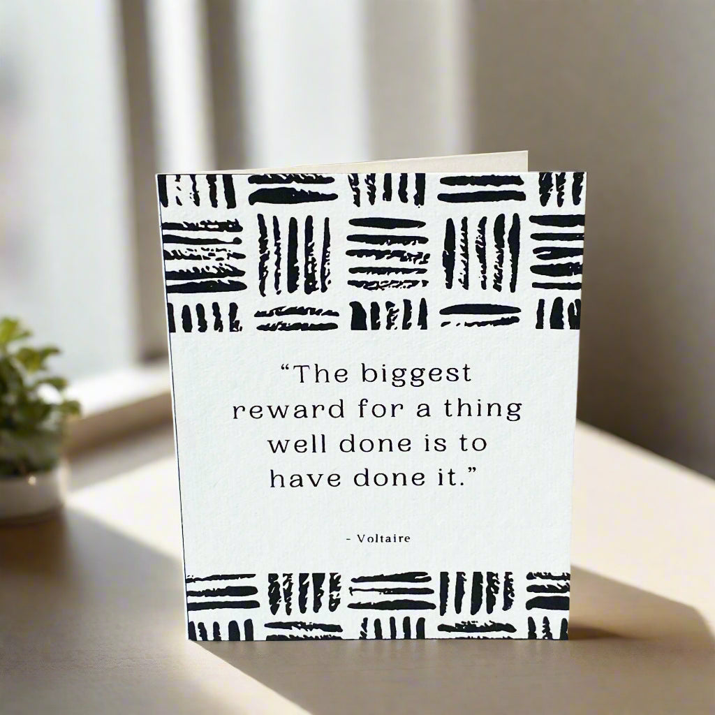 Things Well Done, Card
