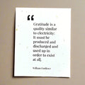 Thank You Card - William Faulkner, Plantable Card