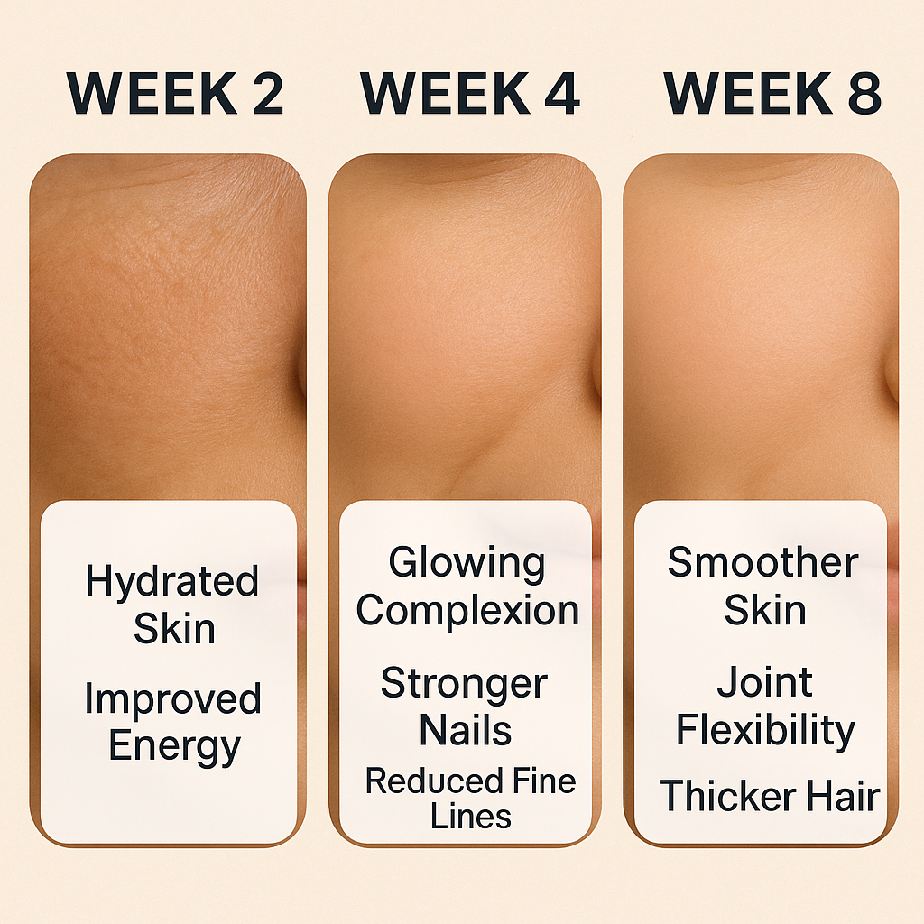 Collagen Peptides Gummies – Types I, II & III