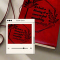 "Feel Deeply" Leather Journal - A Blessing and a Curse
