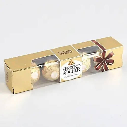 Holy Ganesha Rakhi & 4 Pcs Ferrero Rocher
