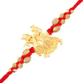 Radha Krishna Design Rakhi and Kaju Rolls Box