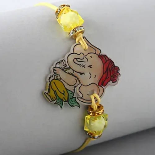 Bal Ganesha Rakhi & Cadbury Silk Chocolates