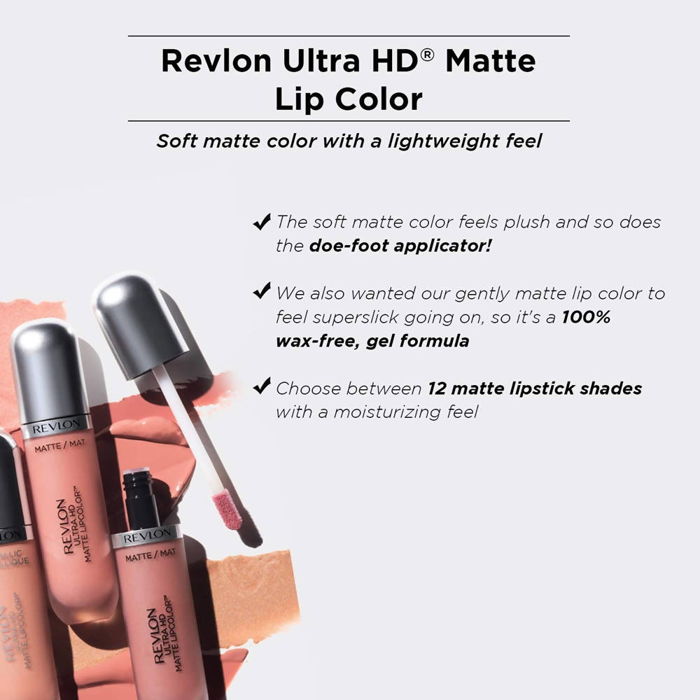 Revlon Ultra Hd Matte Lip Color - Hd Romance