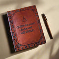 Quiet the Mind Leather Journal - Mindfulness & Spiritual Growth