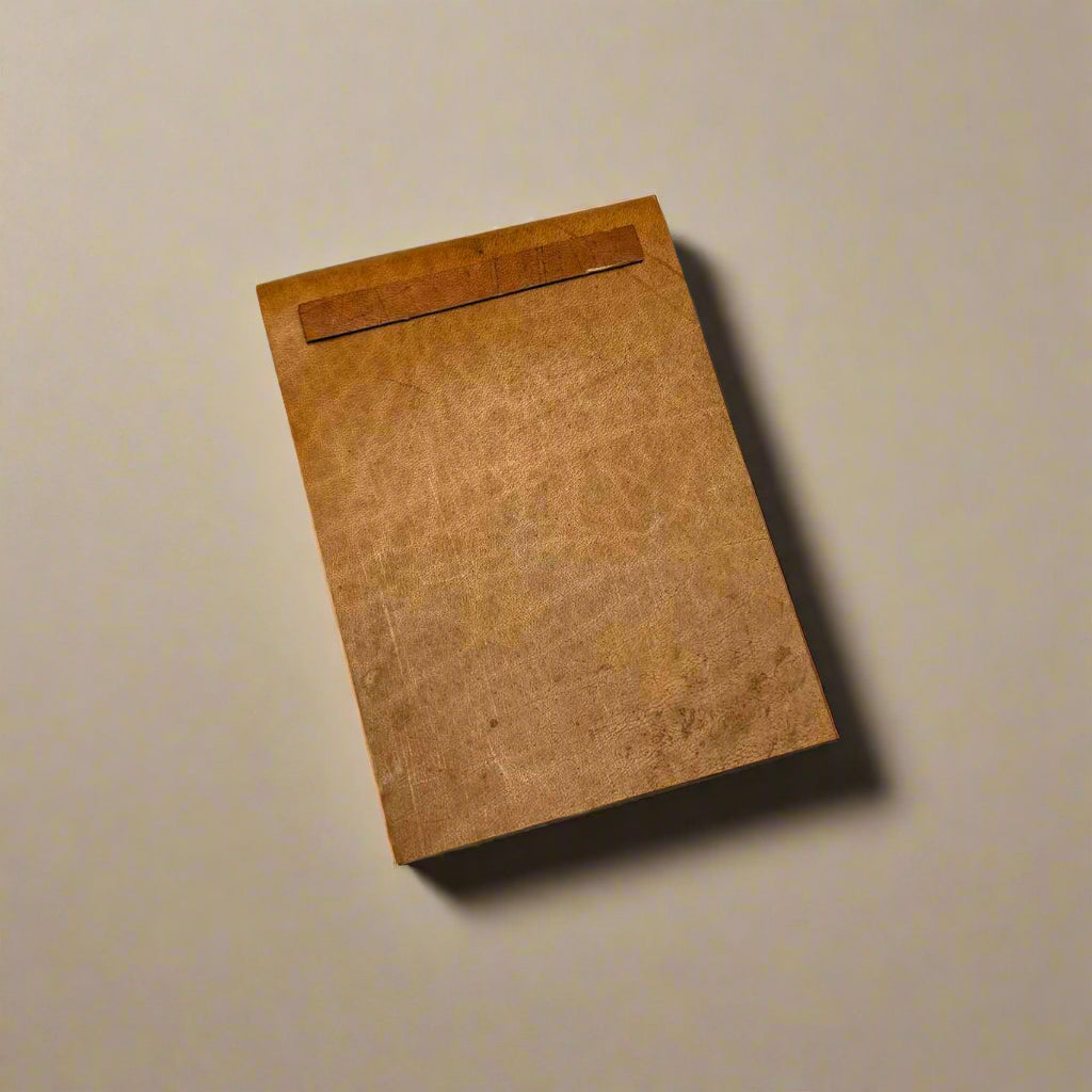 Refillable Leather Notepad | 4.5x6 Screw-Post, Four List Titles
