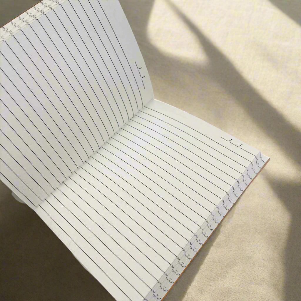 Plain Cover Leather Journal with Lined Pages