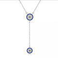 Sterling Silver Eye Necklace
