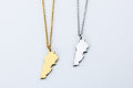 Lebanon Map Pendant Necklace