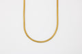 Rounded Gold Herringbone Chain